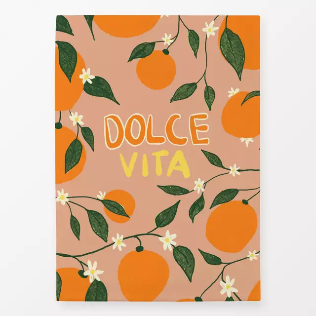 Geschirrtuch Dolce Vita & Orangen