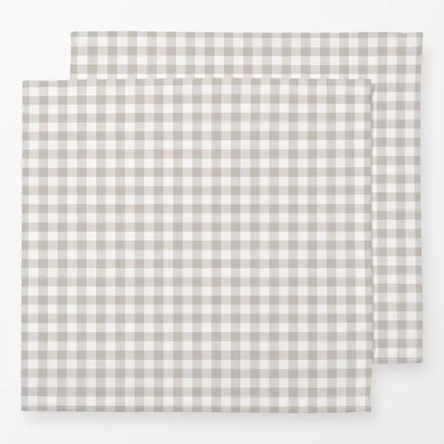 Servietten Cottage Checks Pastel Beige
