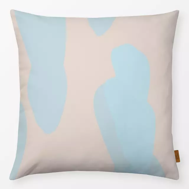 Kissen Soft Light Blue Rose
