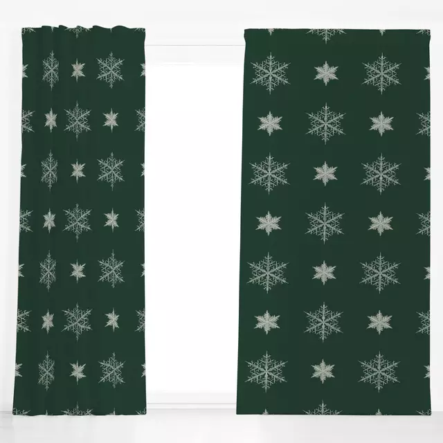 Dekovorhang Vintage Weihnachts Sterne