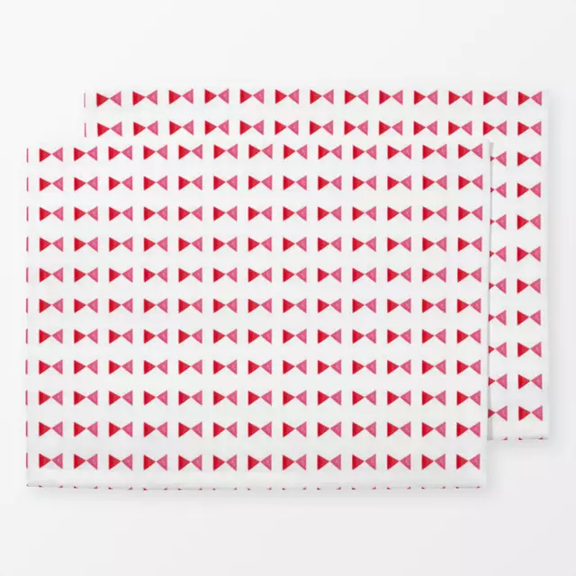 Tischset Bonjour Triangle red