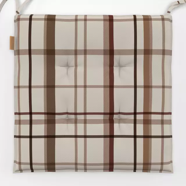Sitzkissen Autumn Checks beige