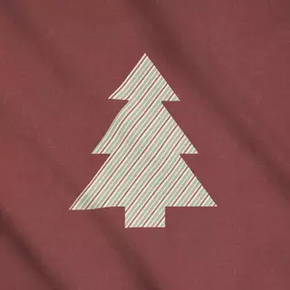 Meterware Striped Christmas tree II
