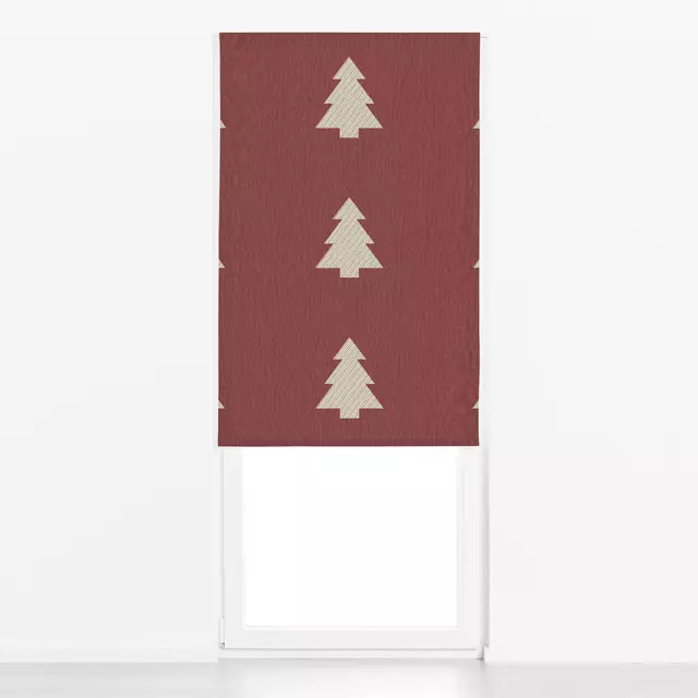 Raffrollo Striped Christmas tree II
