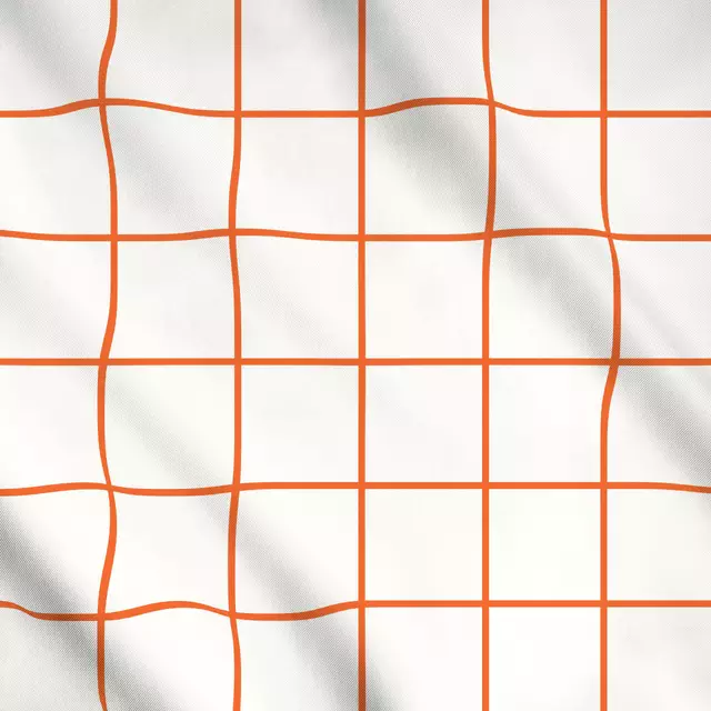 Meterware Orange Grid