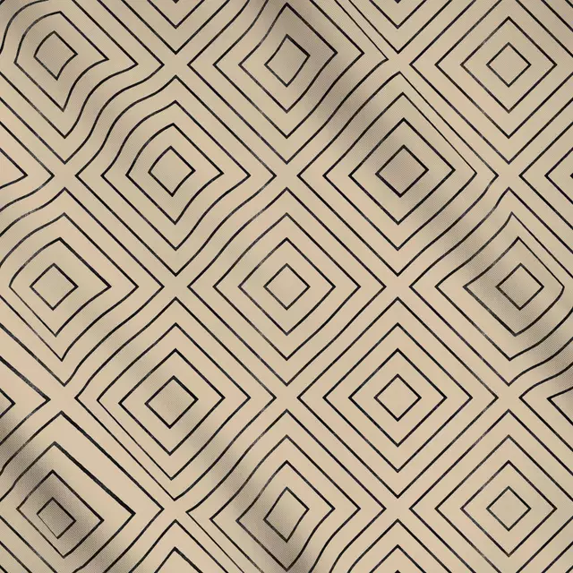 Meterware Rhombus light sand