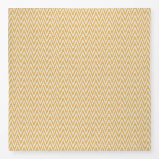 Tischdecke Zigzag Ikat Yellow