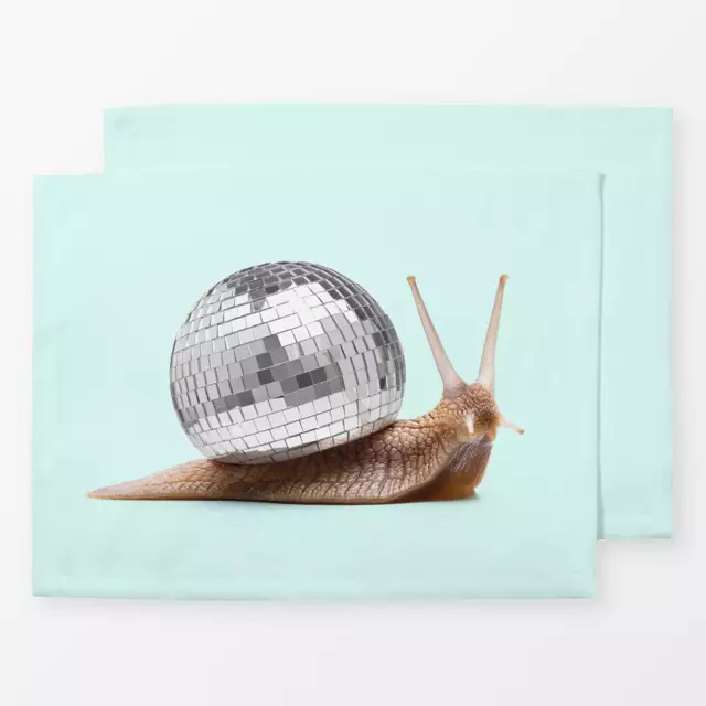 Tischset Disco Snail