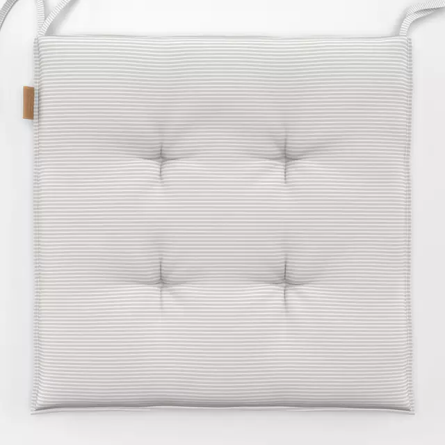 Sitzkissen Fine Stripes sand beige