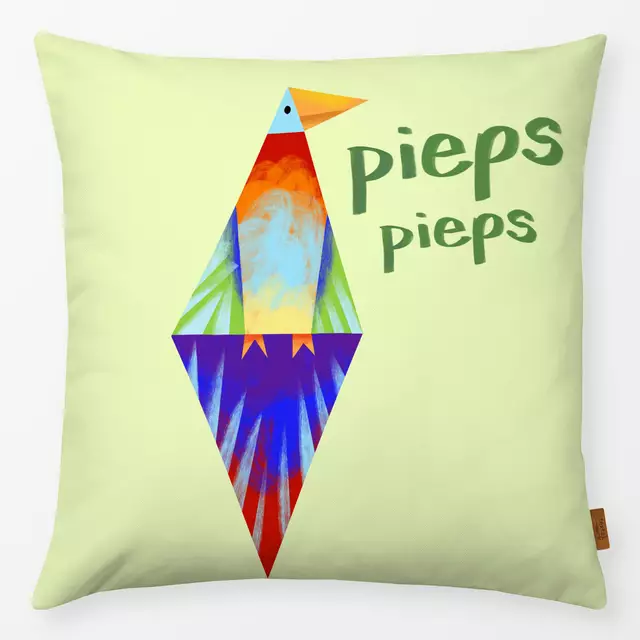Kissen Papageien Pieps