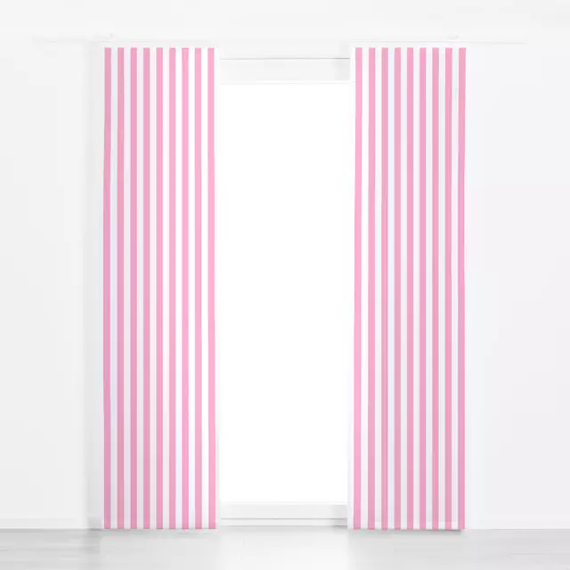 Flächenvorhang Vintage Stripe Pink
