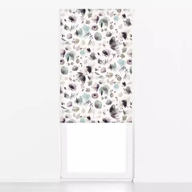 Raffrollo Abstract Floral Rustic Summer