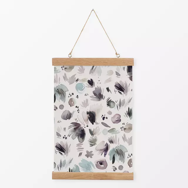 Textilposter Abstract Floral Rustic Summer