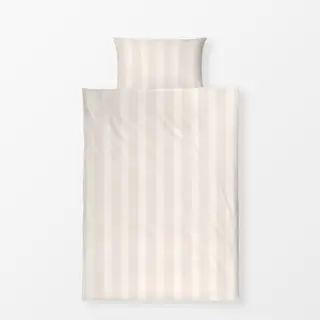 Bettwäsche Soft Beige Vertical Stripes