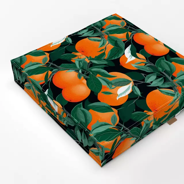 Bodenkissen Graphic Oranges