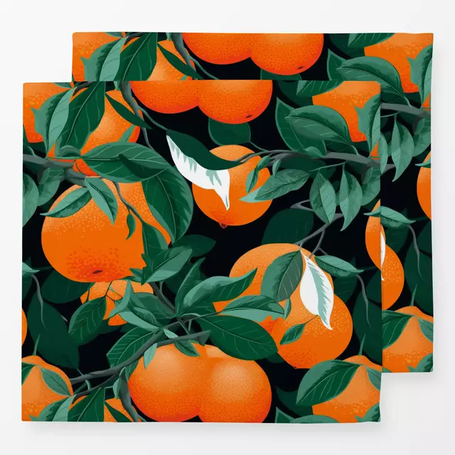 Servietten Graphic Oranges