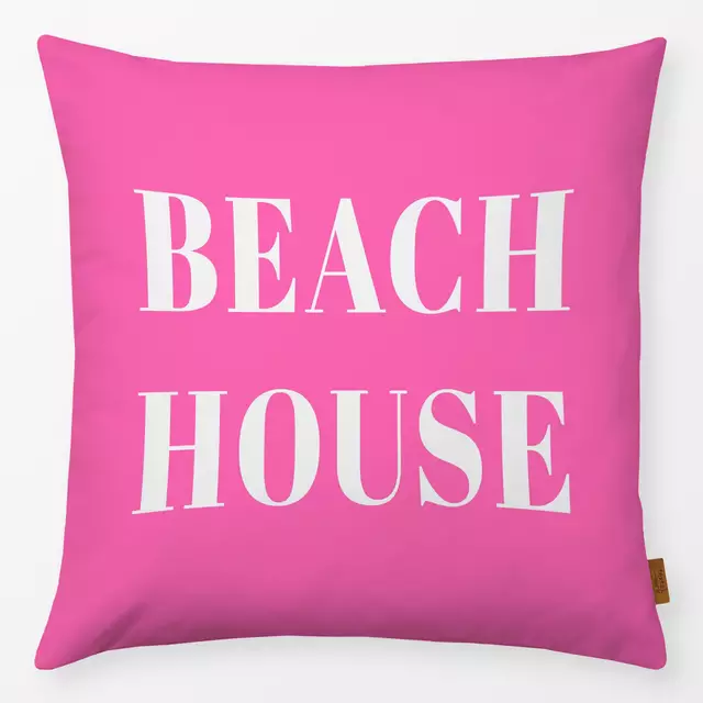 Kissen Beach House hot pink
