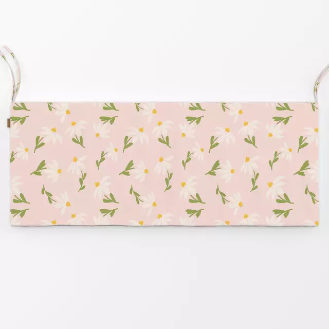 Bankauflage Gänseblümchen Modern Rosa 1