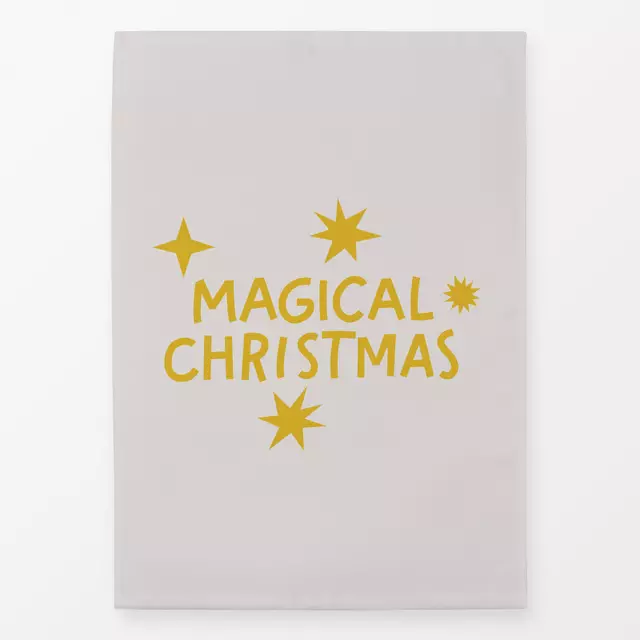 Geschirrtuch Magical Christmas Yellow