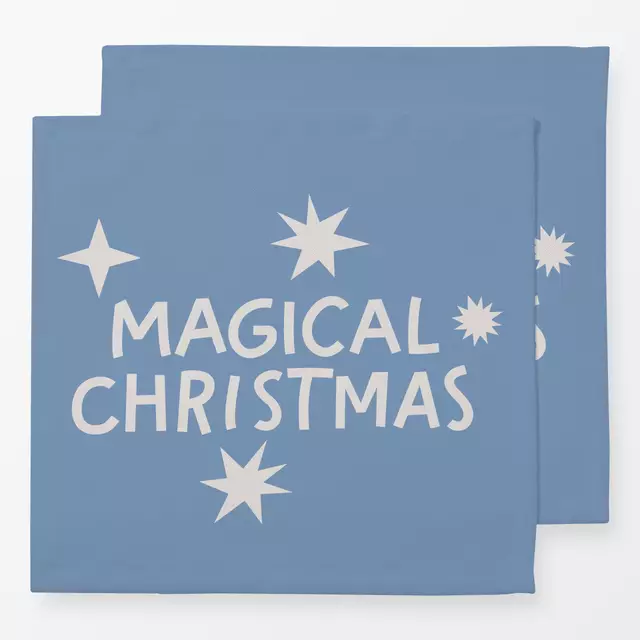 Servietten Magical Christmas Blue