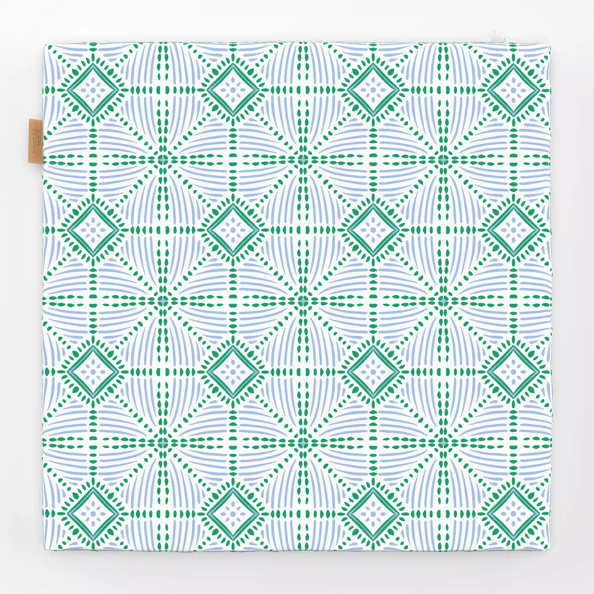 Sitzkissen Summer tile - green Summer tile - green