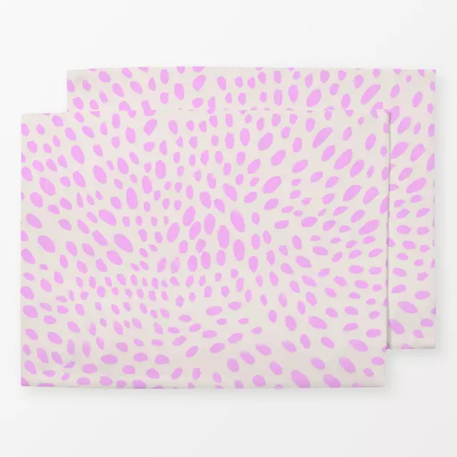 Tischset Speckles pink
