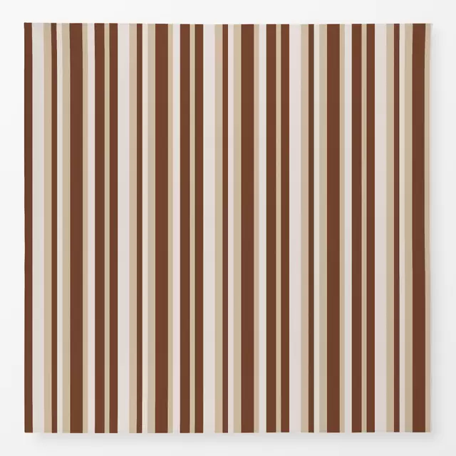 Tischdecke Retro Stripes Brown