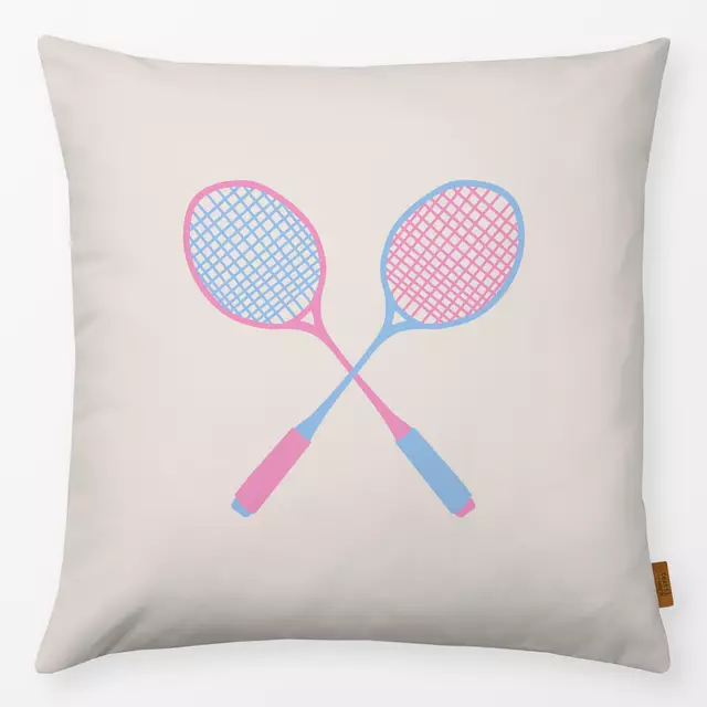 Kissen Badminton Schläger 2