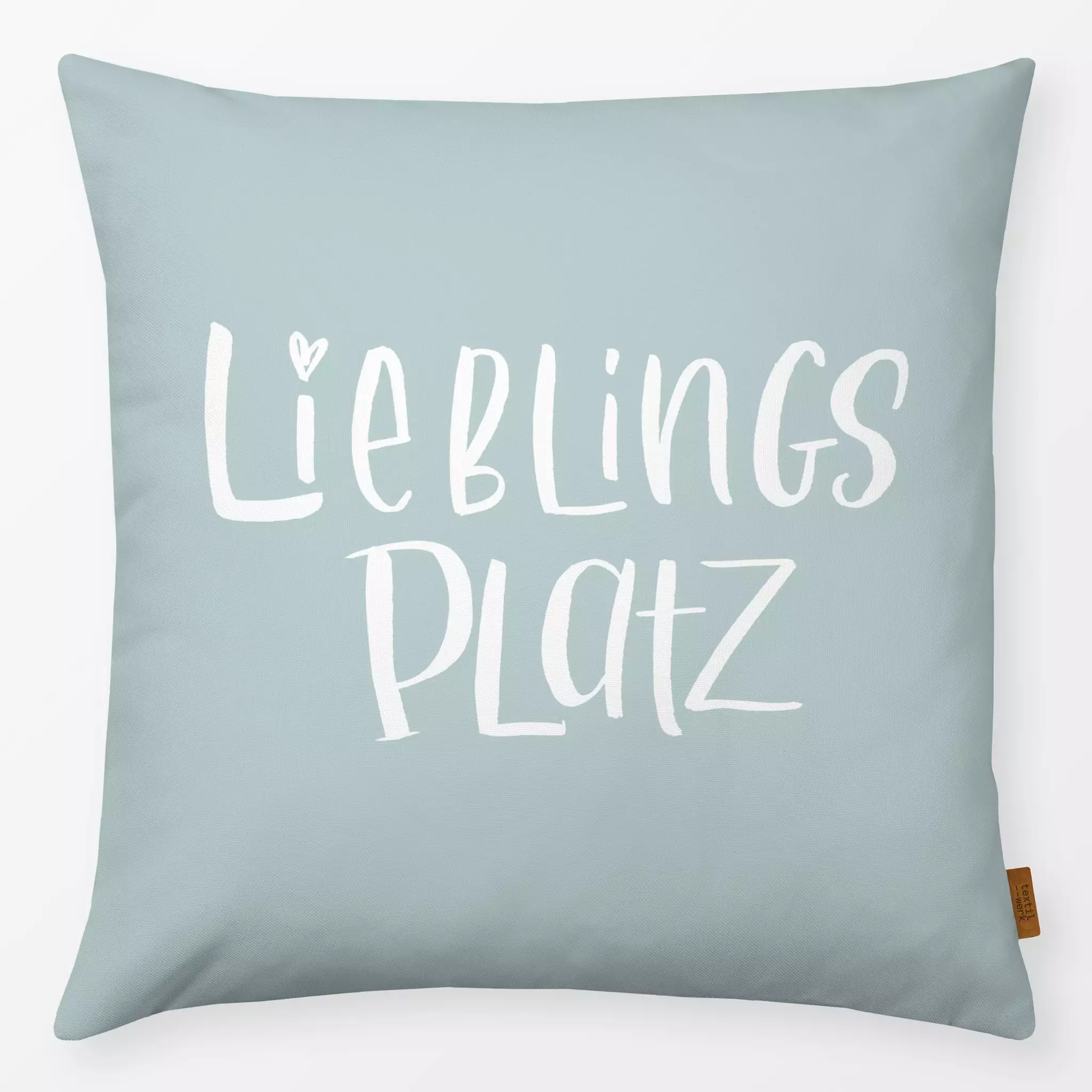 Kissen Lieblingsplatz Mint Lieblingsplatz Mint