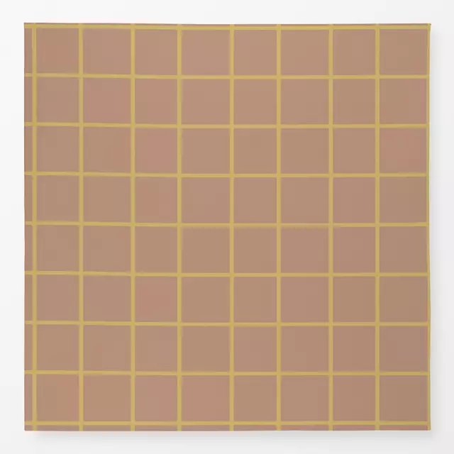 Tischdecke Checkered Pattern Peach Yellow