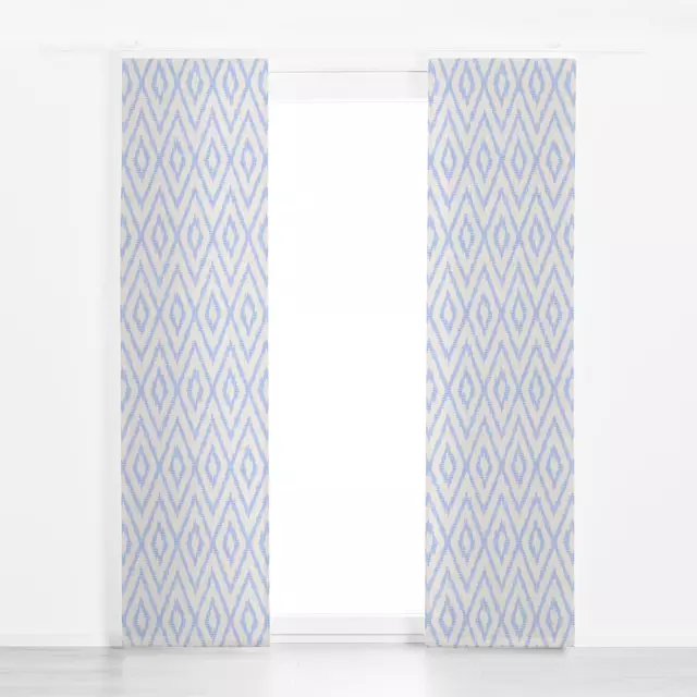 Flächenvorhang Ikat Light Blue