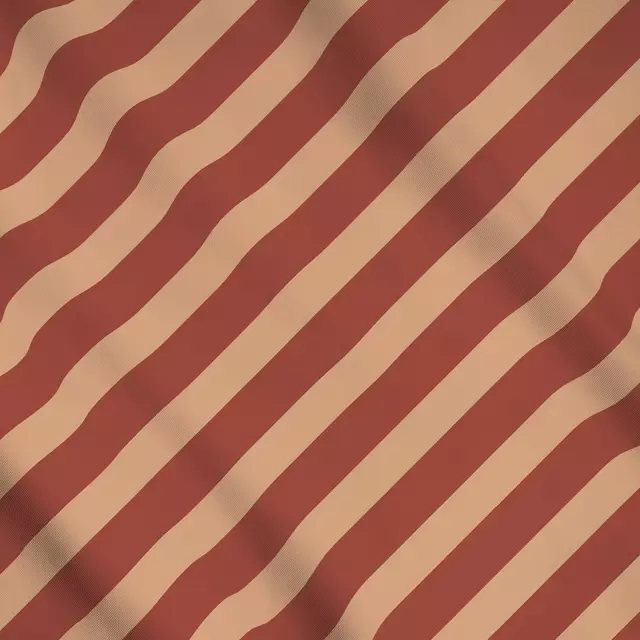 Meterware Candy Stripes Red