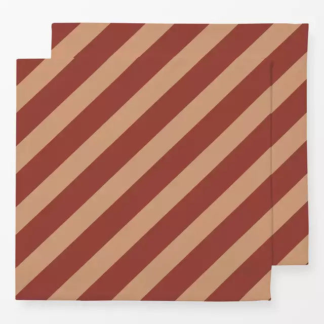 Servietten Candy Stripes Red