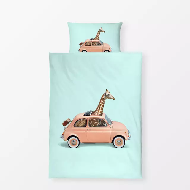Bettwäsche Giraffe Car