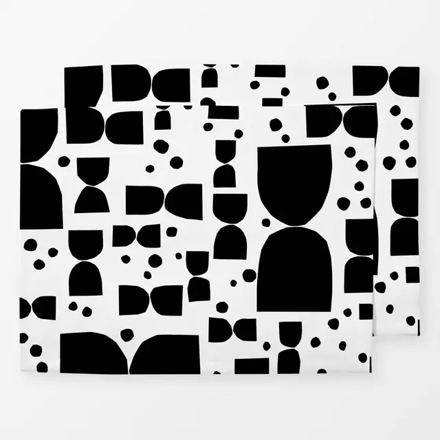 Tischset Cut-Outs Paper Shapes 1
