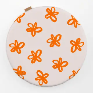 Sitzkissen Blumen Muster