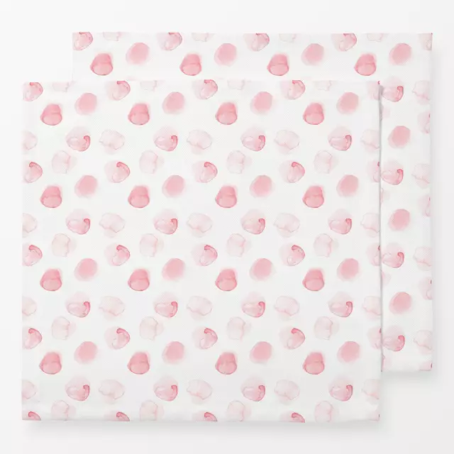Servietten Pink Wasserfarben Punkte
