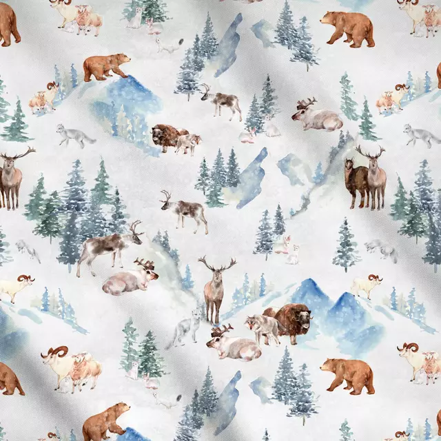 Meterware Winter Wunderland 1