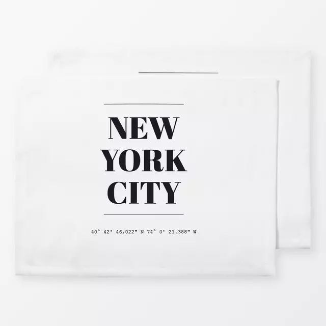Tischset New York City