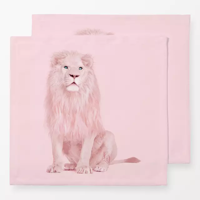 Servietten Pink Lion