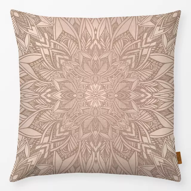 Kissen Blush Art Deco Mandala