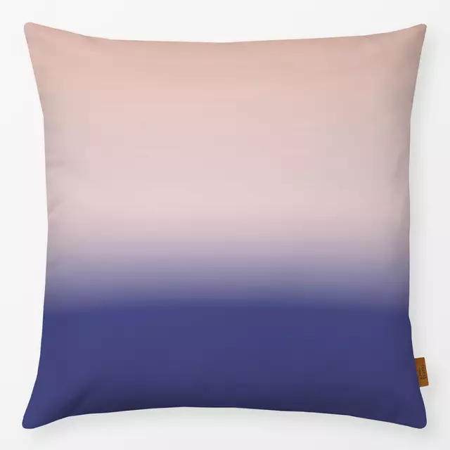 Kissen Farbverlauf blau rosa
