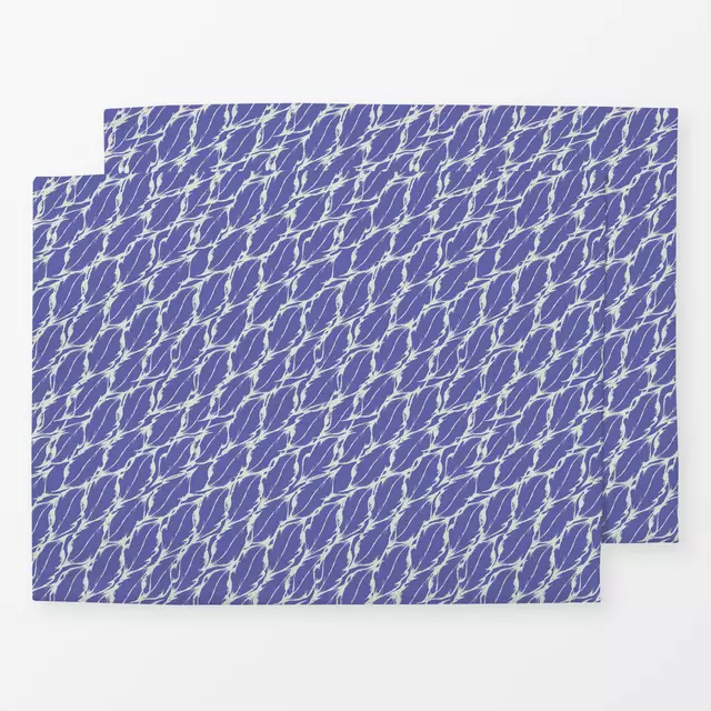 Tischset Abstract Leaf Dark Beri