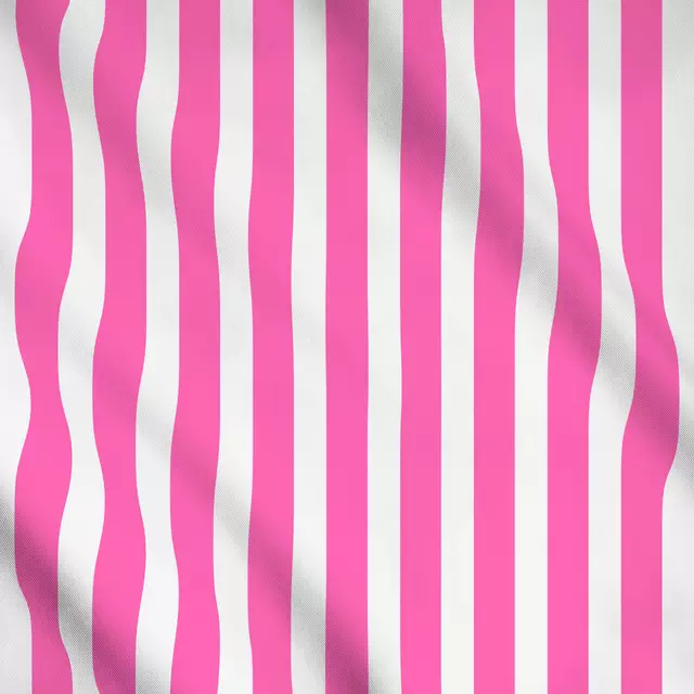 Meterware Bold Stripes hot pink