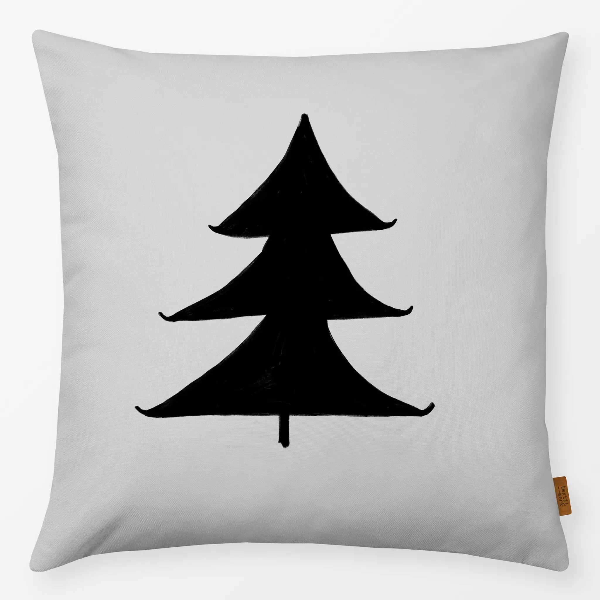 Kissen Tannenbaum schwarz GRAU Tannenbaum schwarz GRAU