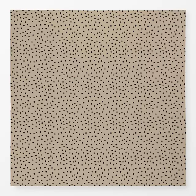 Tischdecke Black Dotty Beige