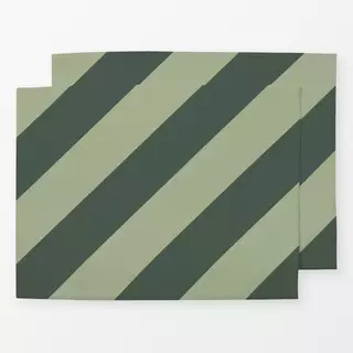 Tischset Stripes Grün