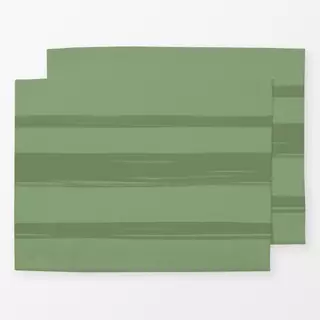 Tischset Grüne Streifen