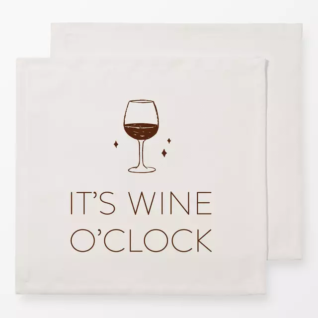 Servietten It's Wine O'clock