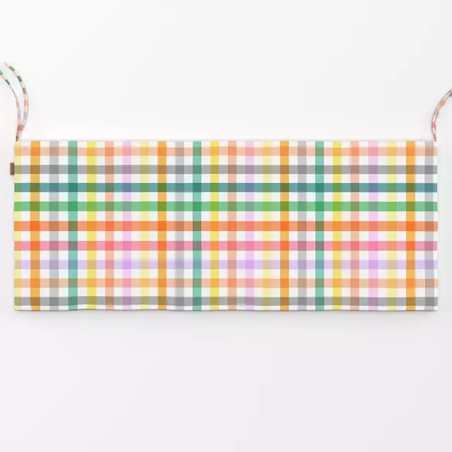 Bankauflage Gingham Spring Colorful Picnic